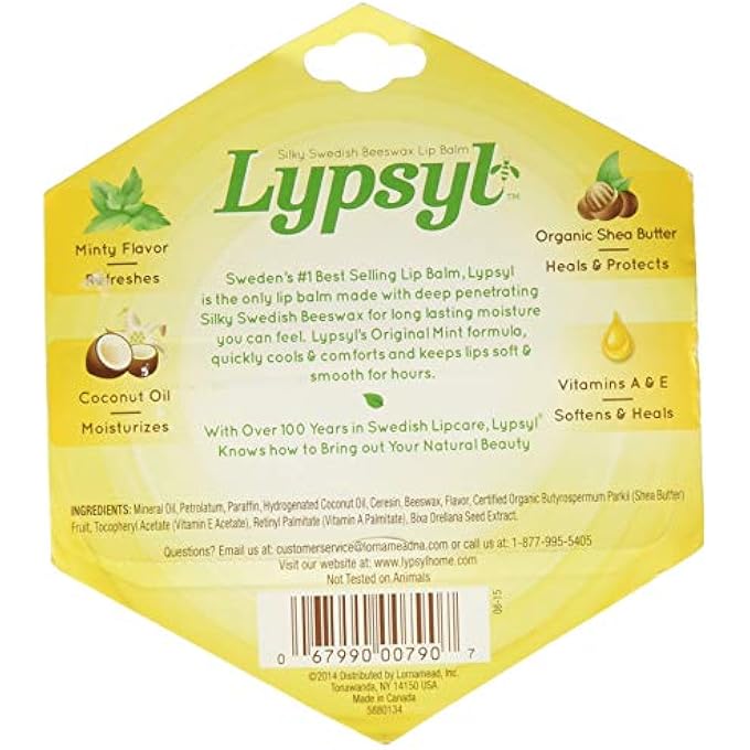 lypsyl INTENSE PROTECTION ORIGINAL MINT, LIP BALM 0.10 OZ - Image 2